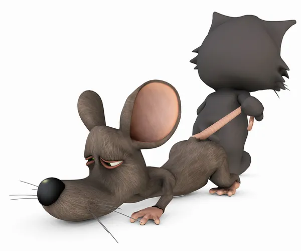 Pobre ratón — Foto de Stock