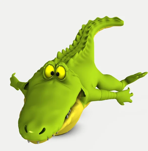 Croc toon — Stockfoto