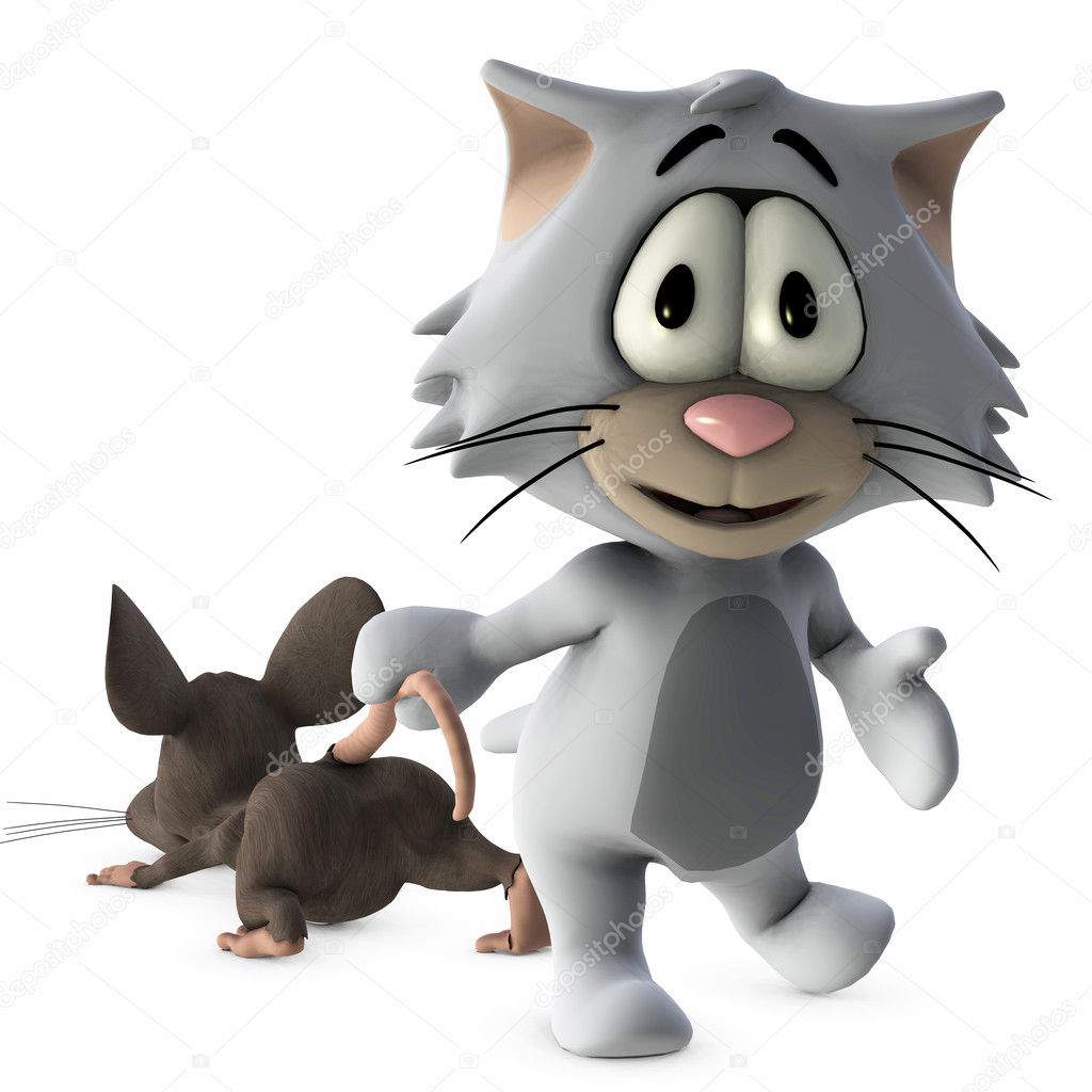 Cat and mouse Stock Photo by ©Ancello 5030813