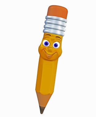 Pencil toon clipart