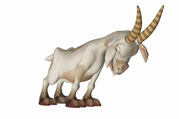 Koza ładny toon — Zdjęcie stockowe