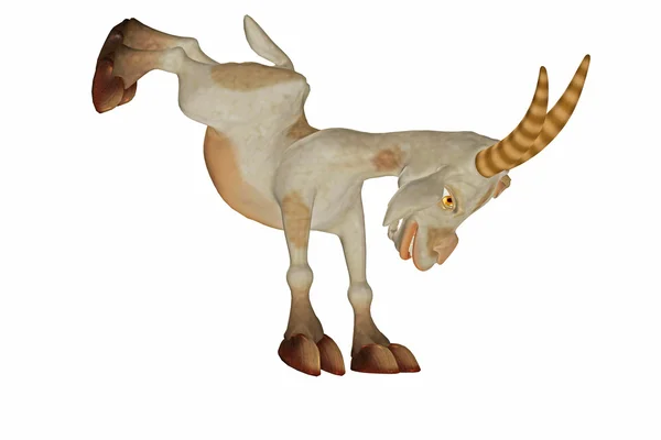 Koza ładny toon — Zdjęcie stockowe