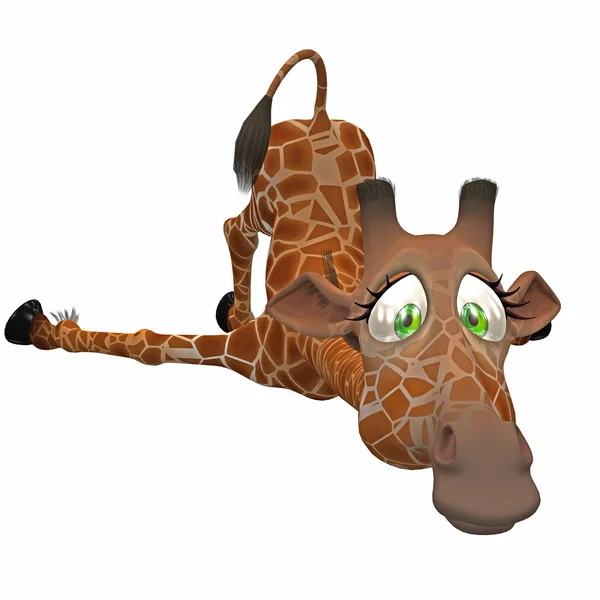 Fumetto giraffa — Foto Stock