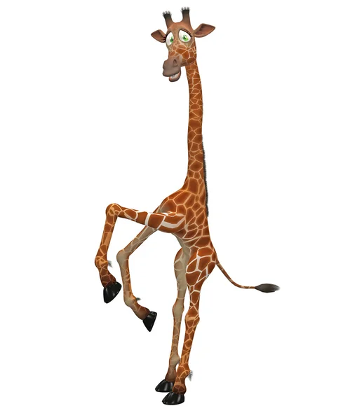 长颈鹿卡通 — 图库照片