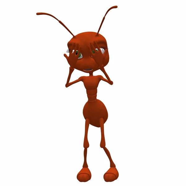 Hormiga roja — Foto de Stock