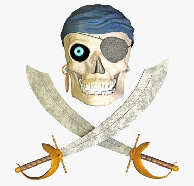 Undead pirate clipart