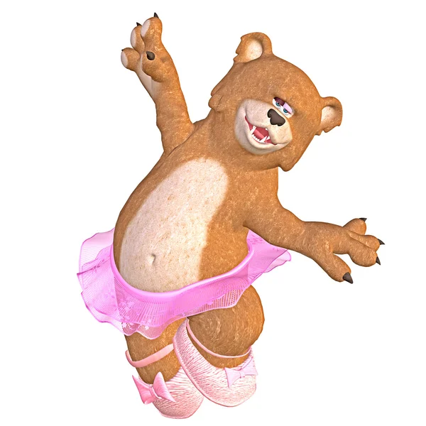 跳舞的熊 — 图库照片
