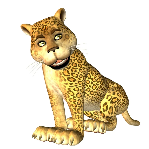 Toon Leopardo — Fotografia de Stock