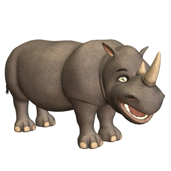 Rhino toon — Stockfoto