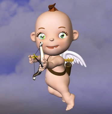 Toon cupid clipart