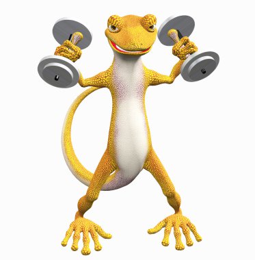 Strong Gecko clipart