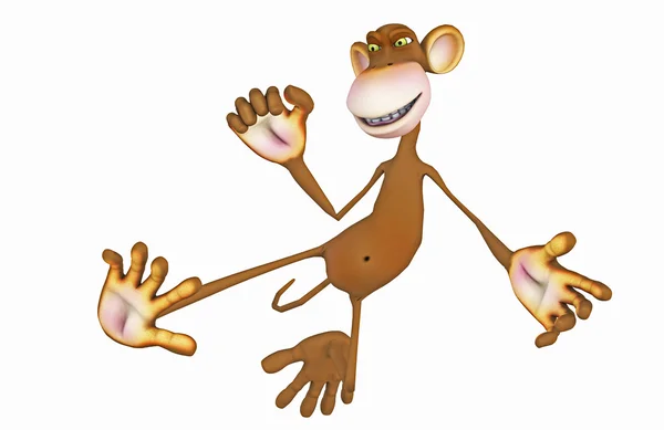 Прыжки с обезьяны — стоковое фото