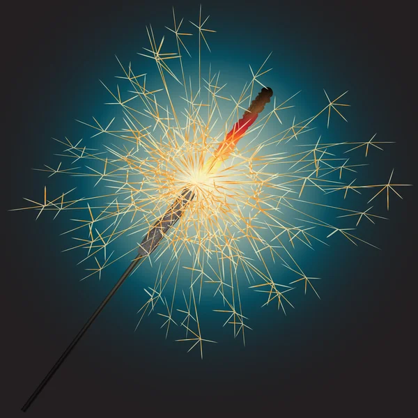 stock vector Sparkler