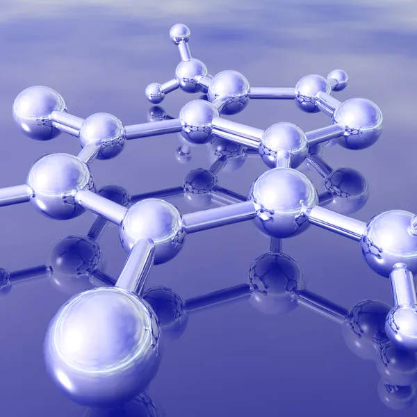 3d 렌더링 된 분자 — 스톡 사진