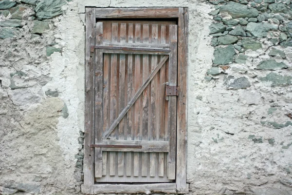 Ruined door — Stock Photo, Image
