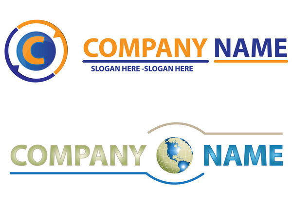 2 Logo del negocio — Vector de stock