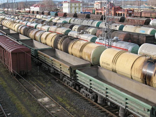 Ferrocarriles — Foto de Stock