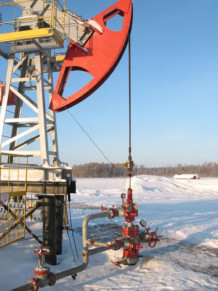 Oil pump jack 3 — Stock Photo, Image