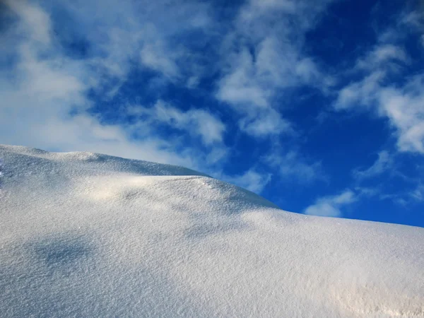 stock image Snow cliff