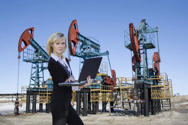 Business in oil industry — Stock Photo, Image