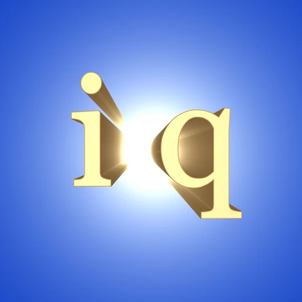 Iq-sinal — Fotografia de Stock