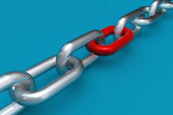 3d chain — Stock Photo, Image