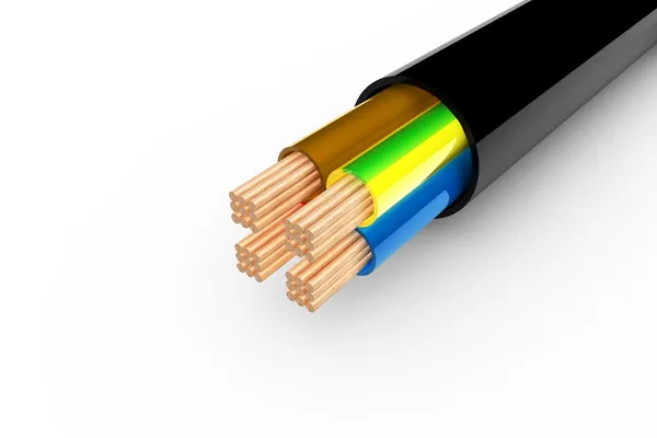 Cablu de cupru — Fotografie, imagine de stoc