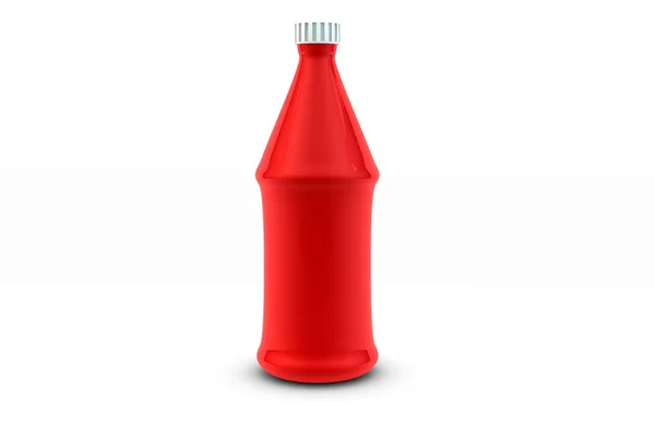 Bottiglia di plastica ketchup — Foto Stock