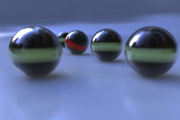 3 d の抽象球 — ストック写真