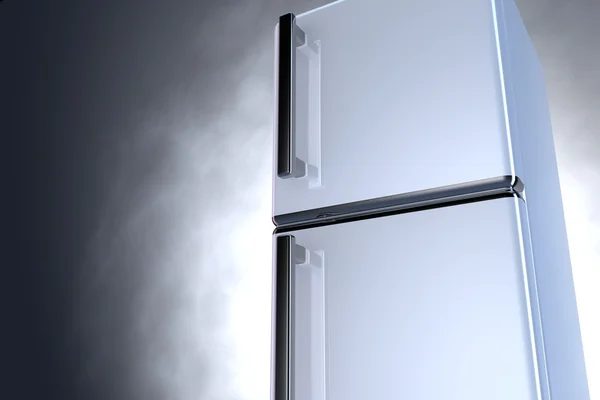 3D холодильник - закрыть — стоковое фото
