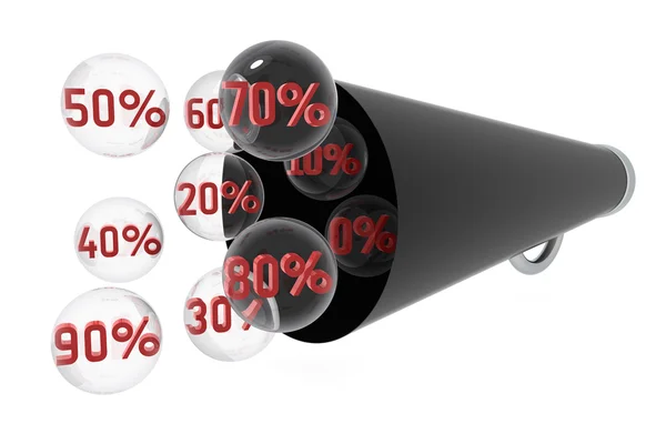 Percentuale in% — Foto Stock