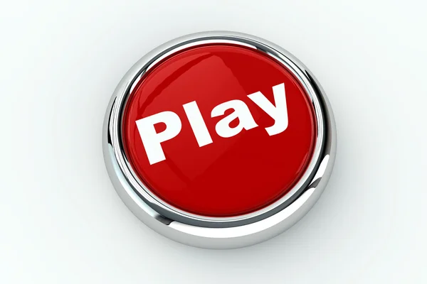Push-knop afspelen — Stockfoto