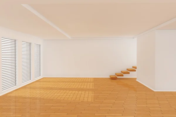 3D-s üres szoba — Stock Fotó