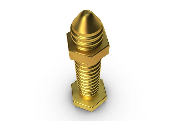 Golden Bolt — Stock Photo, Image