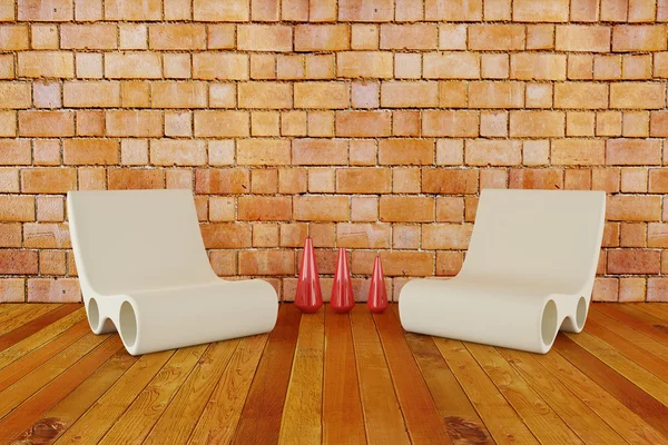 Moderne Stühle — Stockfoto