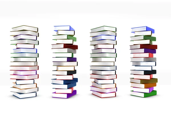 Bücher stapeln — Stockfoto
