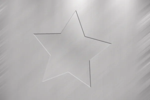Αστέρι γκρι φόντο — Φωτογραφία Αρχείου