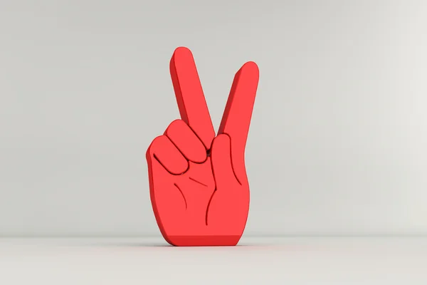 stock image Victory hand sign