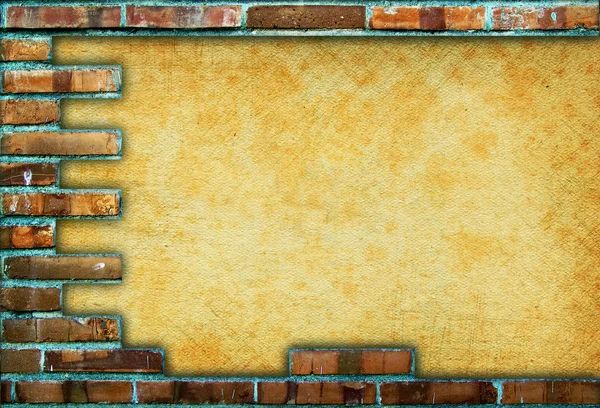 Brick frame — Stock Photo, Image