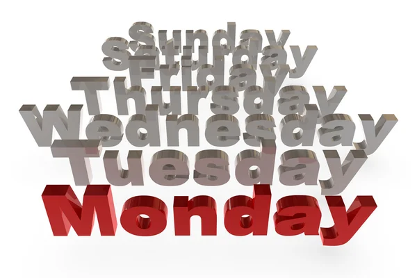 Week word — Stock Photo, Image