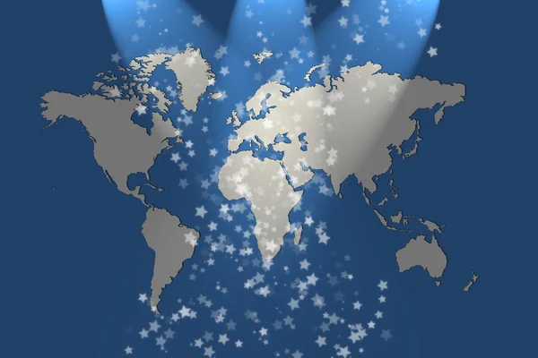 Världskartans bakgrund — Stockfoto
