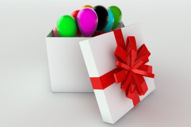 Balon ile açılan giftbox