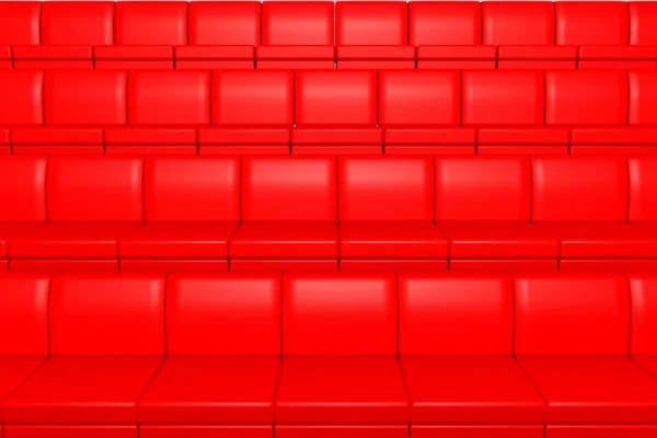 赤の映画館の座席 — ストック写真
