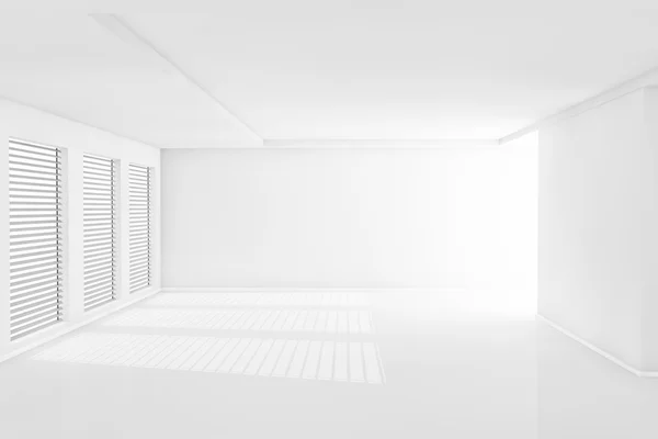 空白色房间 — 图库照片