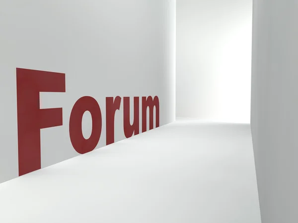 Palavra fórum — Fotografia de Stock
