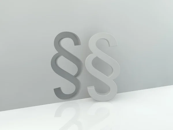 Bekezdés szimbólum — Stock Fotó