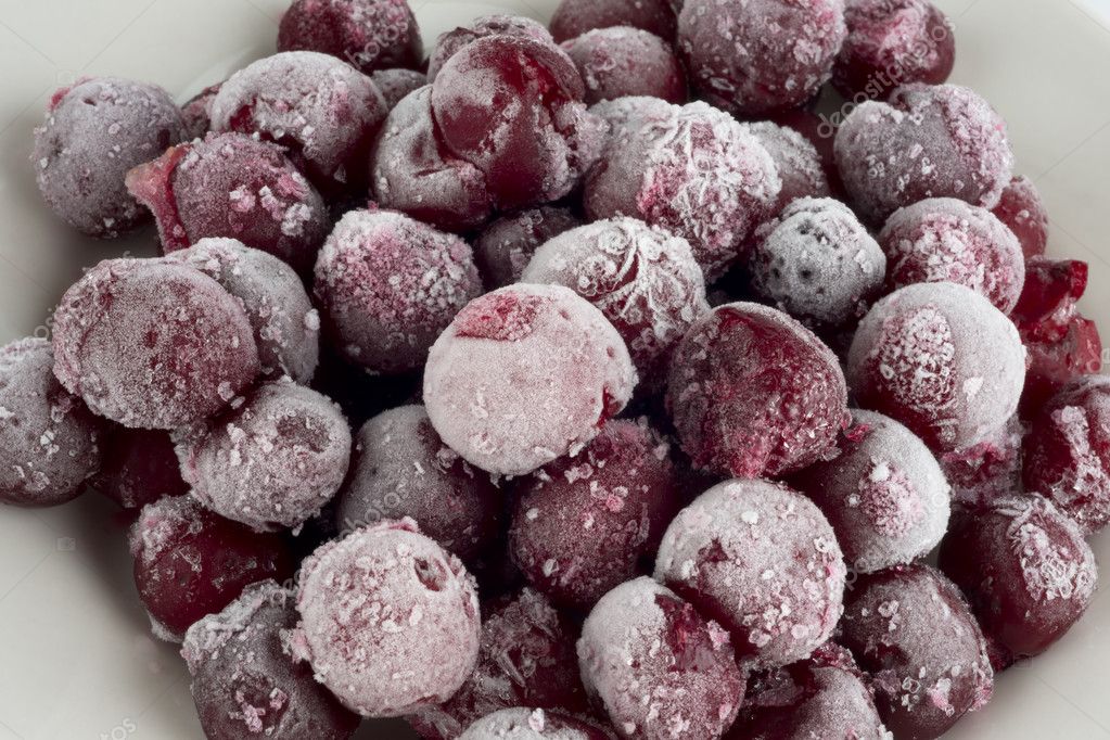 Frozen pitted cherries Stock Photo by ©ksyutoken 5042116