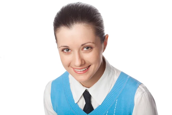 Portrait of young happy businesswoman — Stock Photo, Image