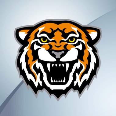 Tiger head mascot color
