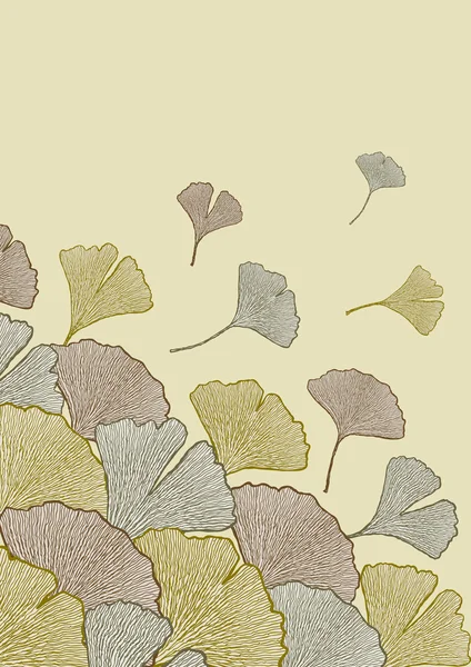Caduta di foglie — Vettoriale Stock